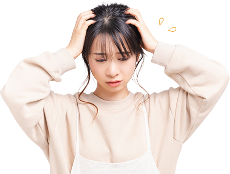 悩んでいる女性